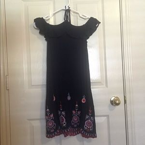 navy halter dress 🦋😛